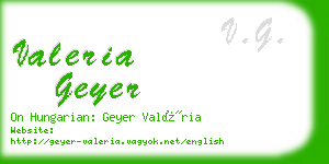 valeria geyer business card